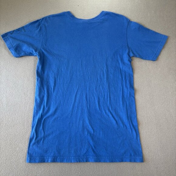 Vintage 90s Quiksilver Youth T-shirt XL Blue Y2K Streetwear Skater Skateboard - Picture 11 of 12